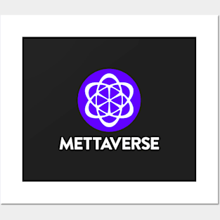 Mettaverse Cymatics Logo Posters and Art